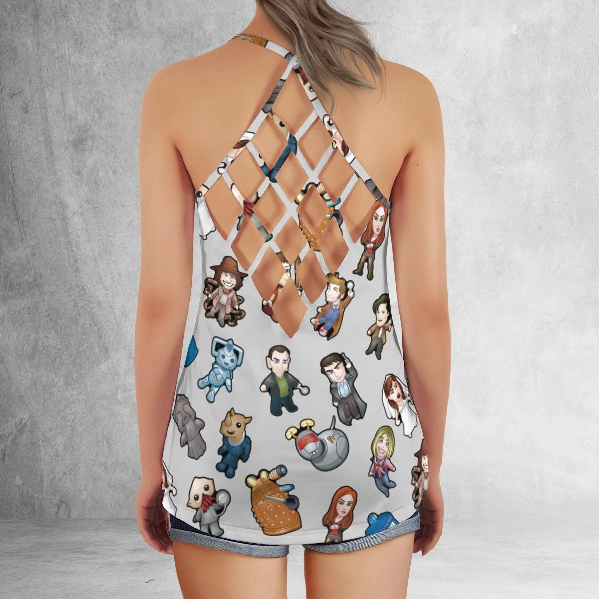 Criss Cross Tank Top - L9WMHRFP