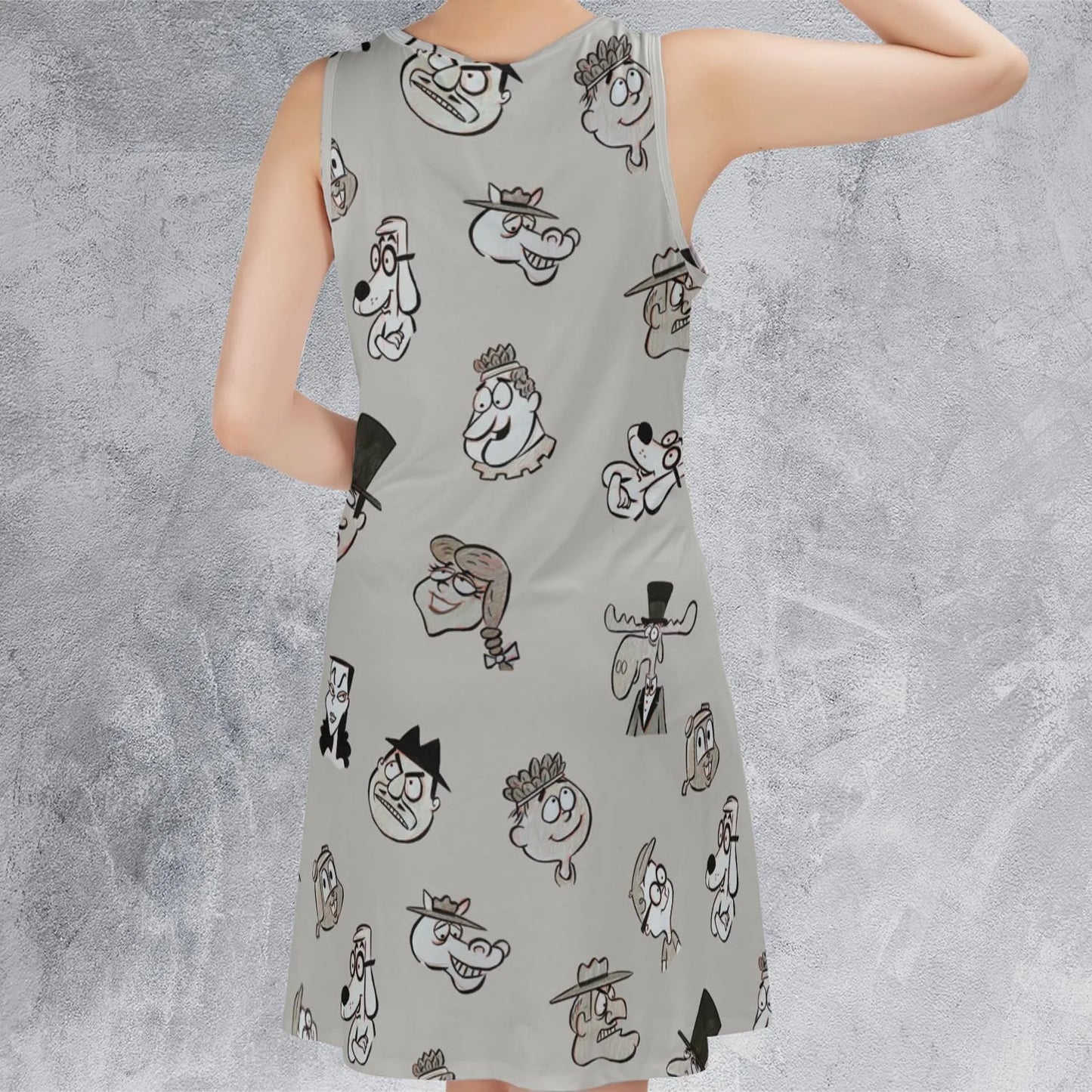 Sleeveless Dress - QSDBTU16