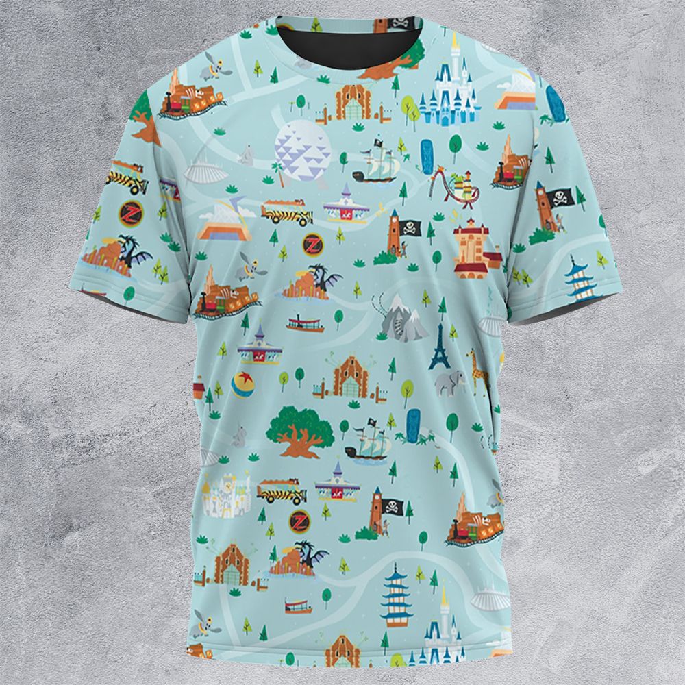 All-Over Print Unisex T-Shirt - BBVECFHJ -  - 3