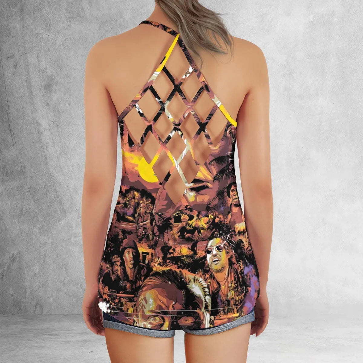 Criss Cross Tank Top - APUK15AF