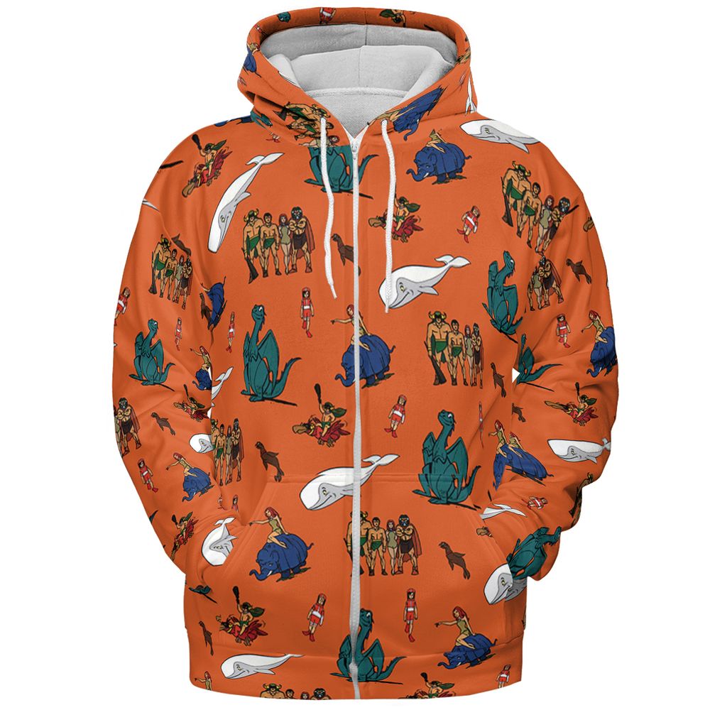 All-over Print Hoodie - HXF7X4RA -  - 3
