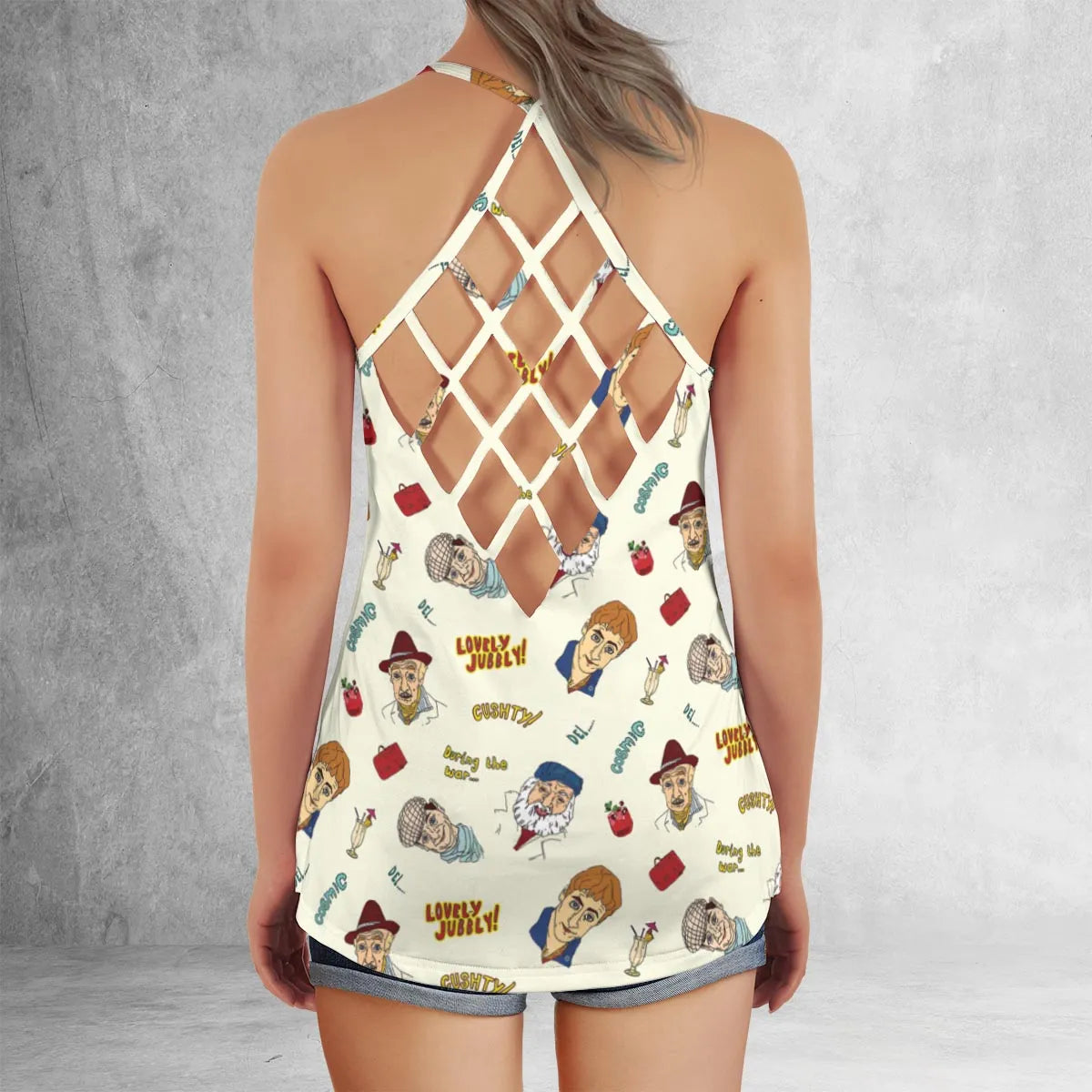 Criss Cross Tank Top - 3SNYHNQS