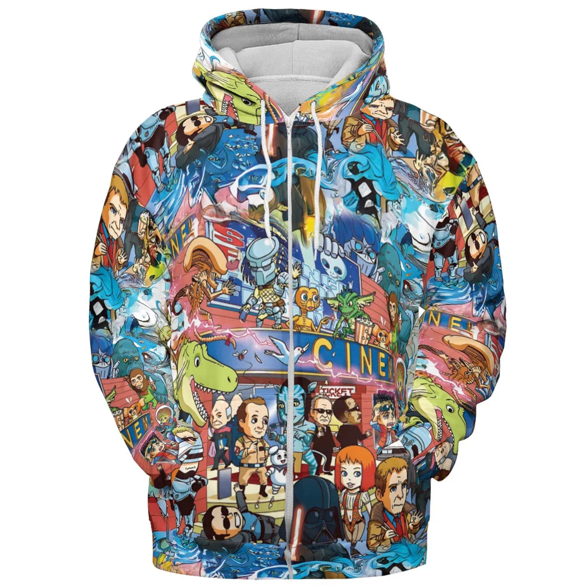 All-over Print Hoodie - GRKWFTFT