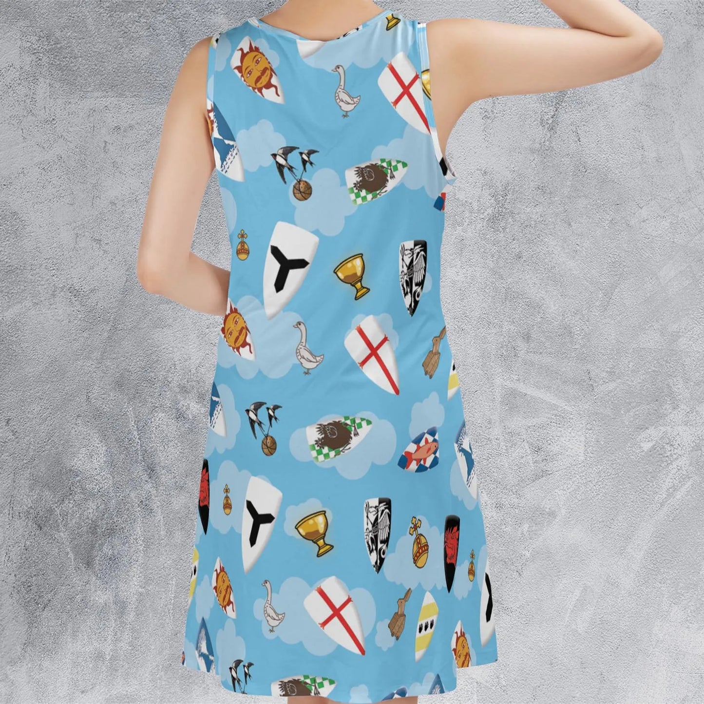 Sleeveless Dress - XZKU75GC