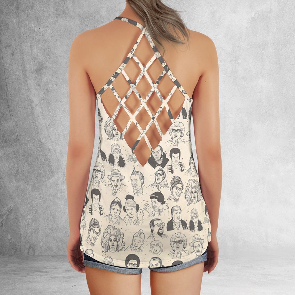 Criss Cross Tank Top - X4MSPXWJ -  - 3
