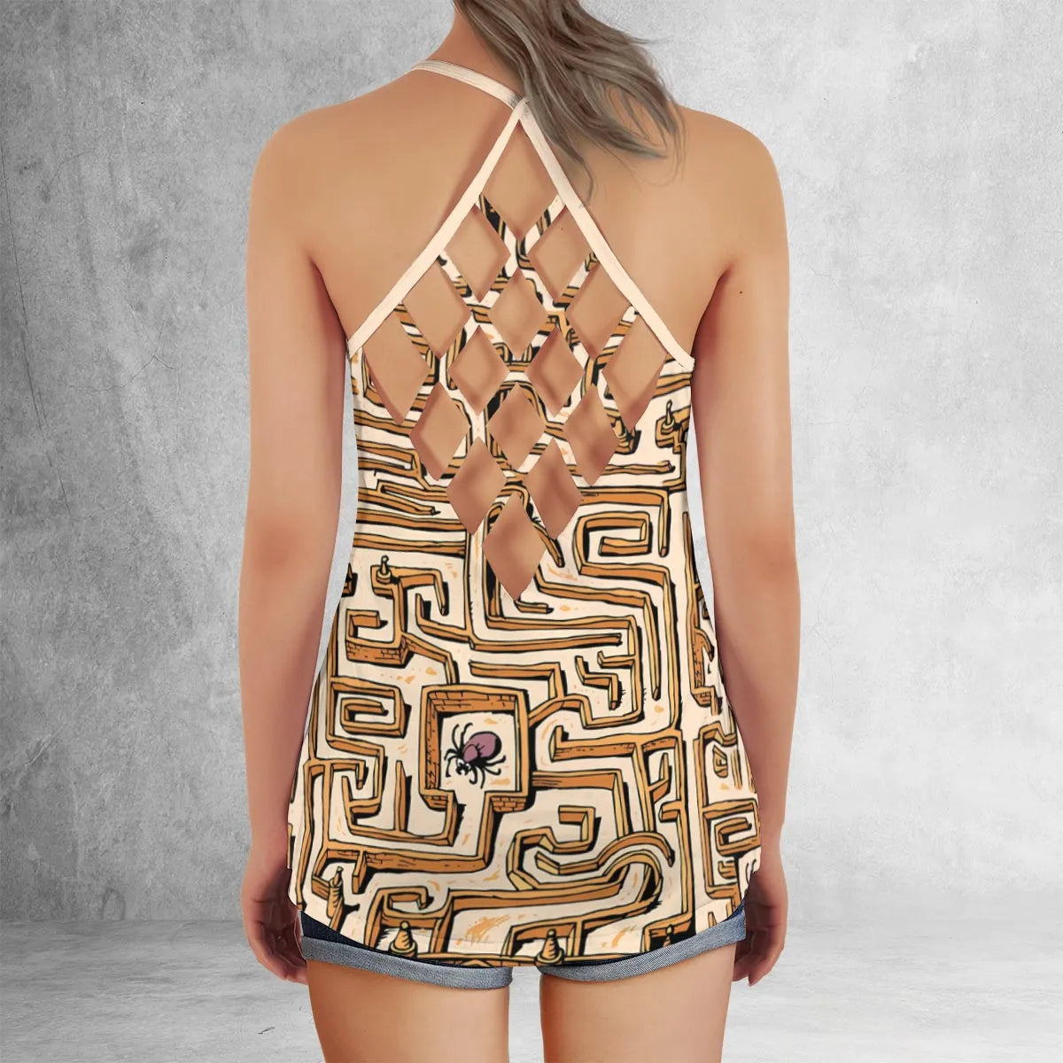 Criss Cross Tank Top - WL7ZX6PL