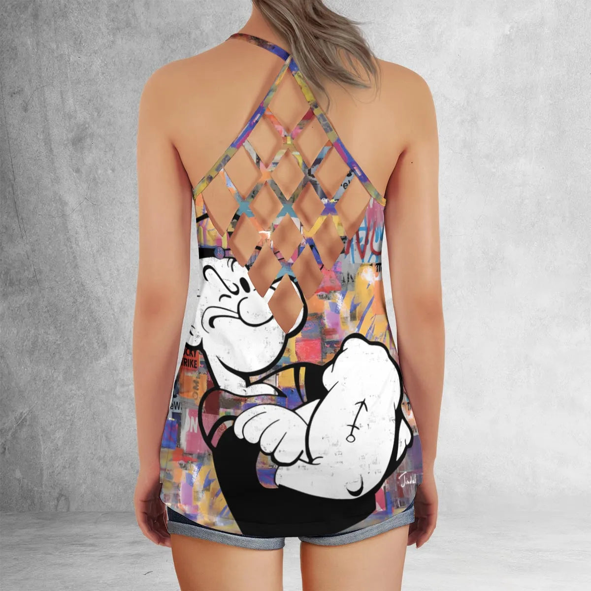 Criss Cross Tank Top - CDF5S5RJ