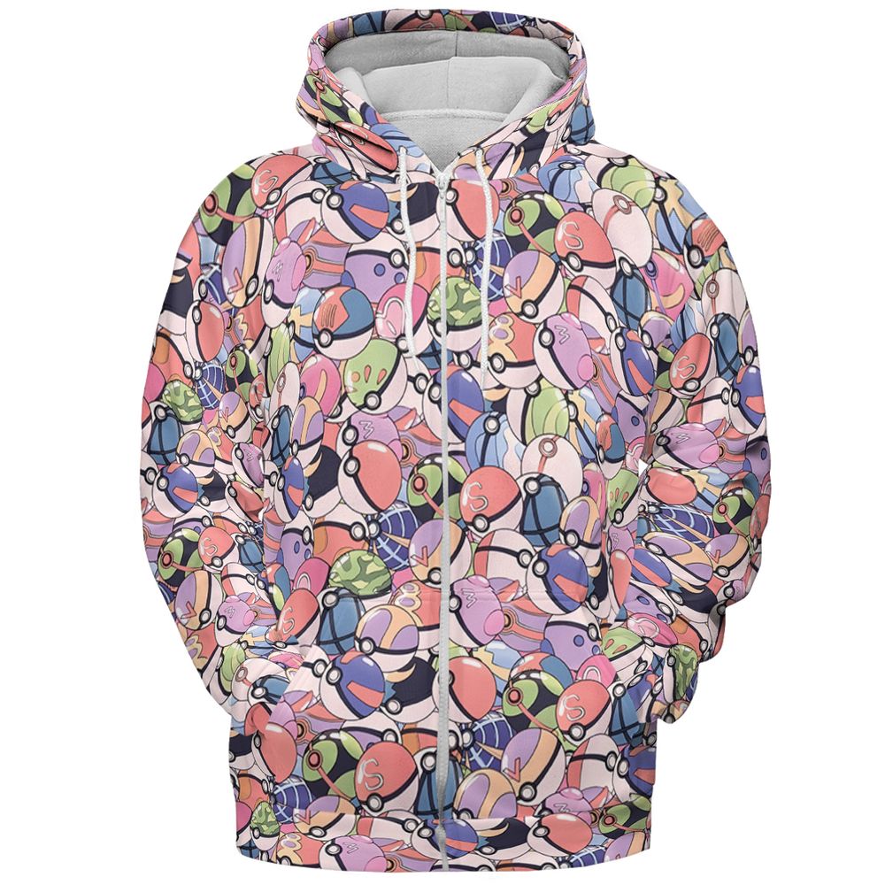 All-over Print Hoodie - A896CSVB -  - 3