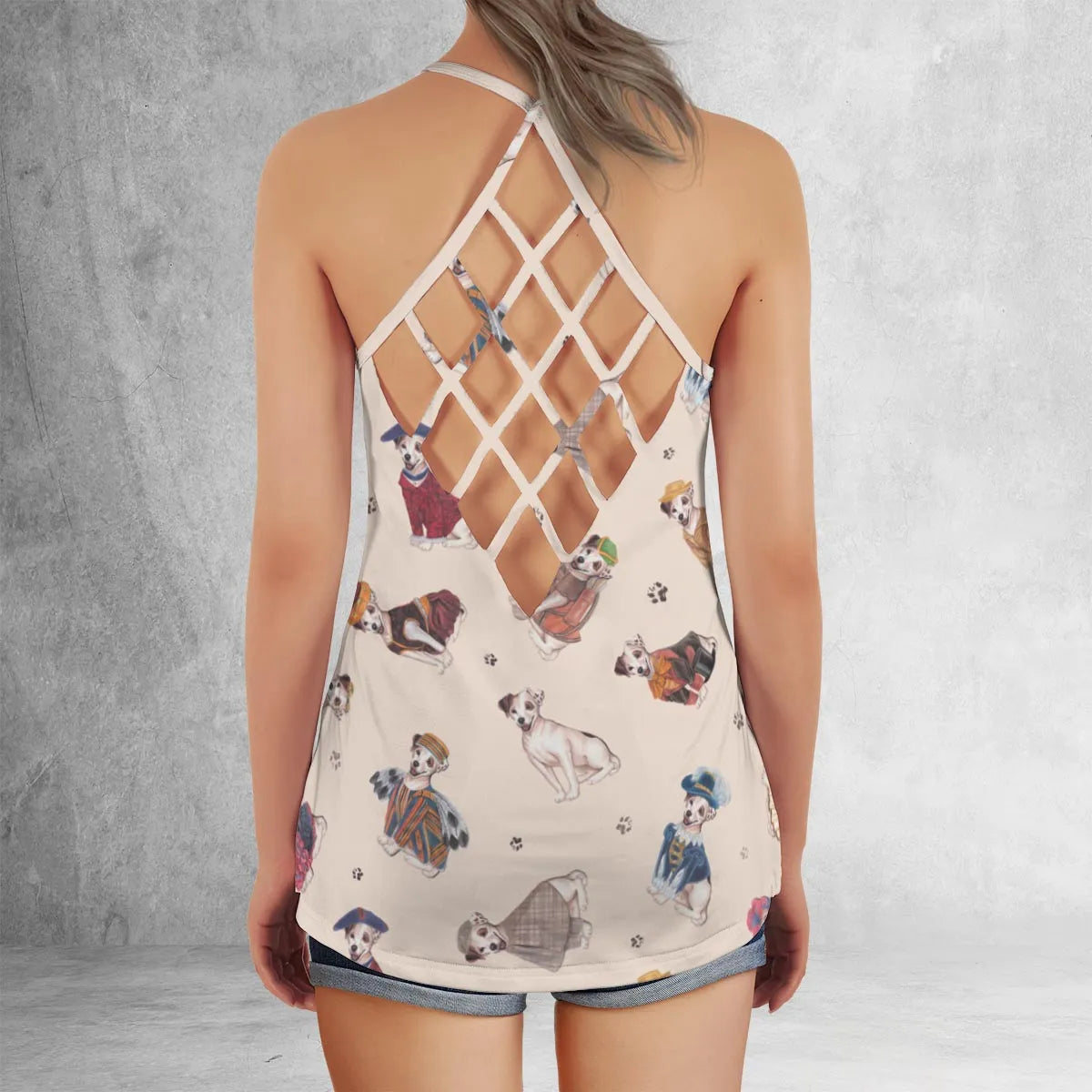 Criss Cross Tank Top - DGQ7C9QF