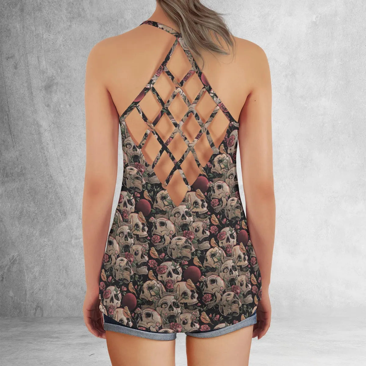 Criss Cross Tank Top - PH3968LJ