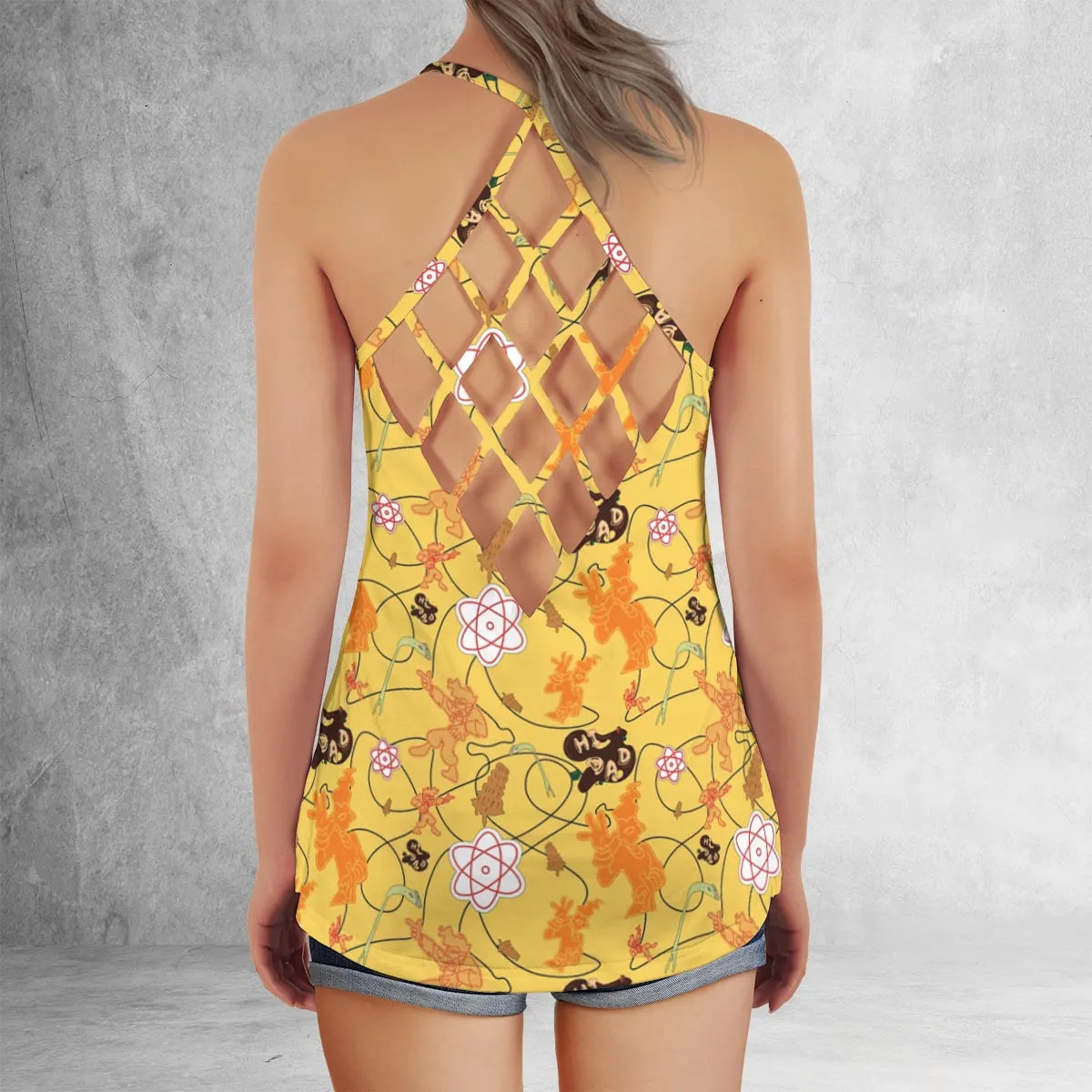 Criss Cross Tank Top - MTE7LZY1