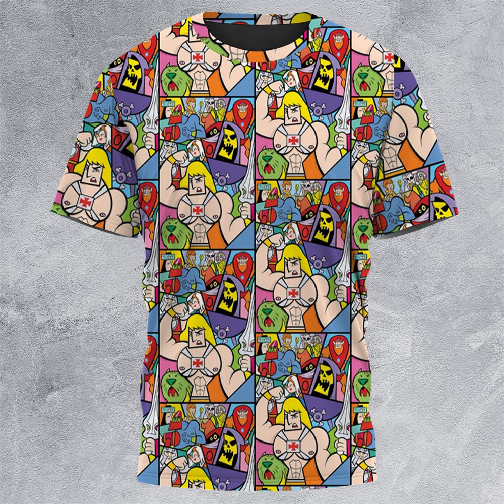 All-Over Print Unisex T-Shirt - ZABHM7KB -  - 3