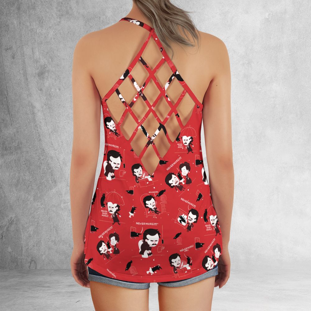Criss Cross Tank Top - QH17TUWX -  - 3