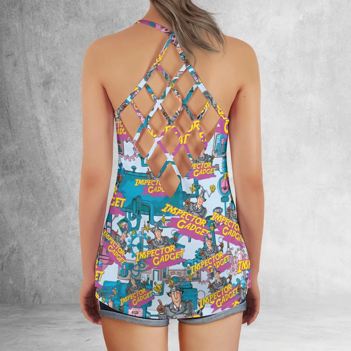 Criss Cross Tank Top - CU684WNF