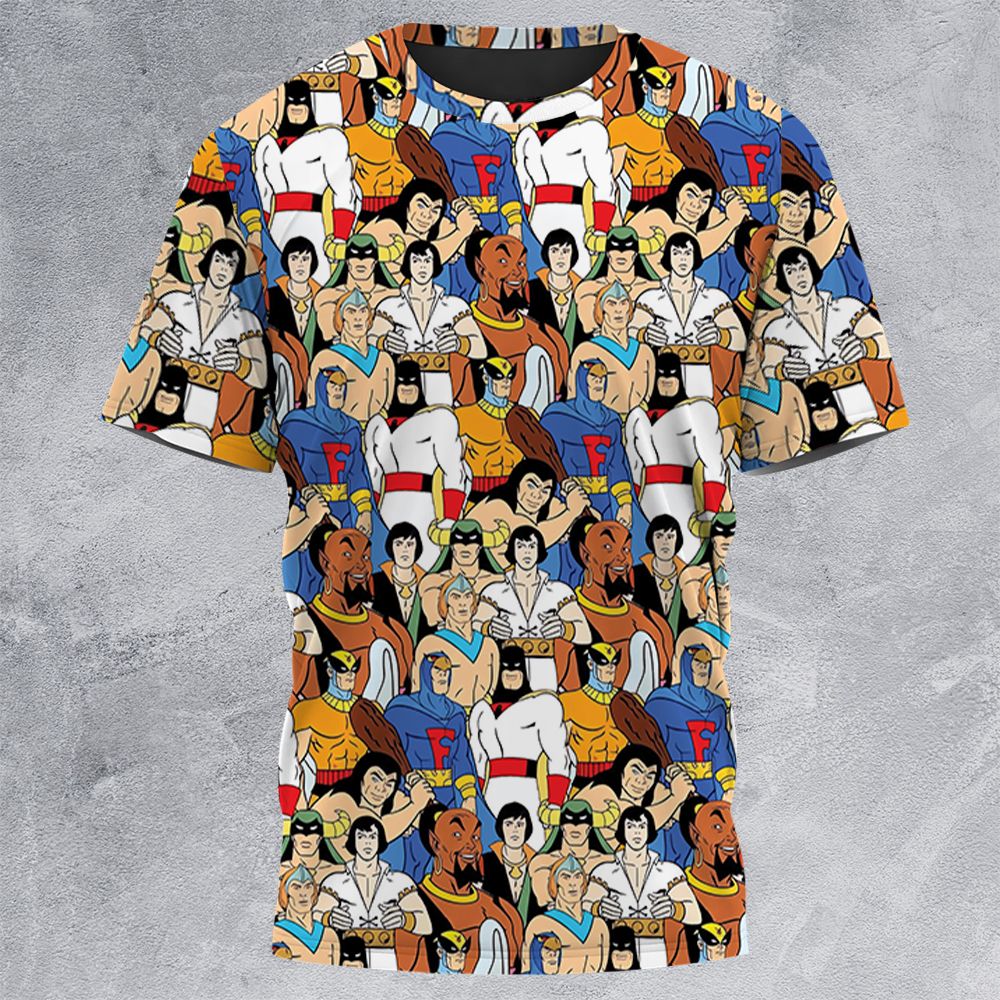 All-Over Print Unisex T-Shirt - KS3LBFCR -  - 3