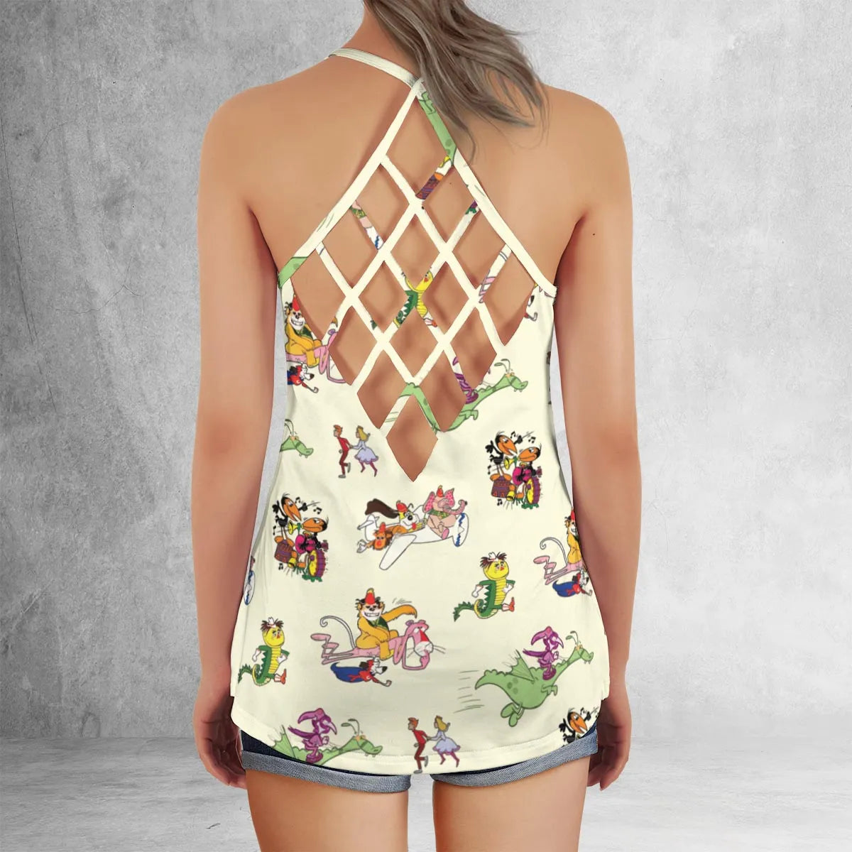 Criss Cross Tank Top - VLDN8BN1