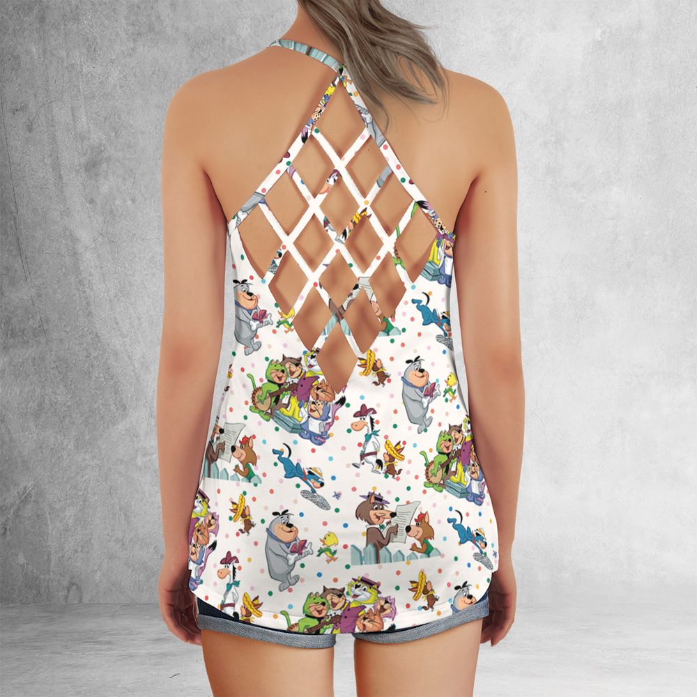 Criss Cross Tank Top - E8UX5WGA -  - 3