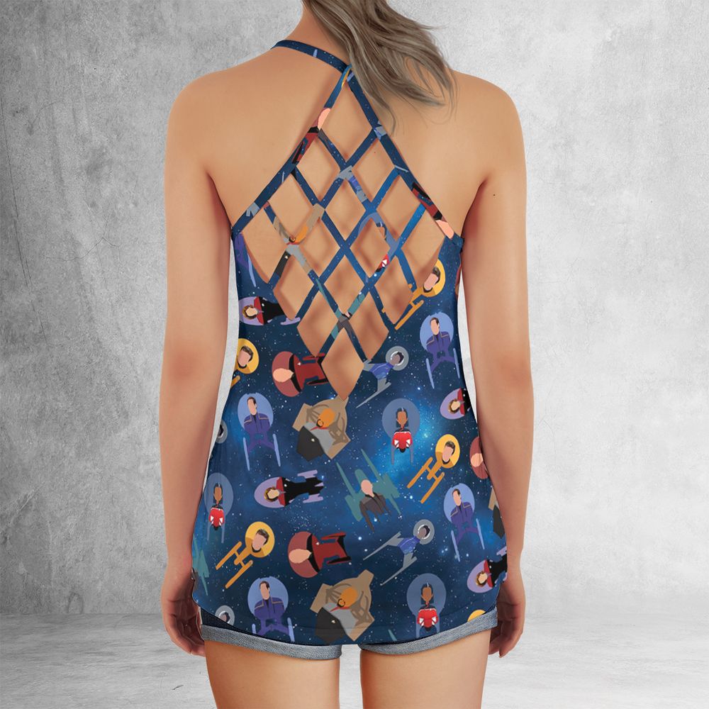 Criss Cross Tank Top - JZ46UT3C -  - 3