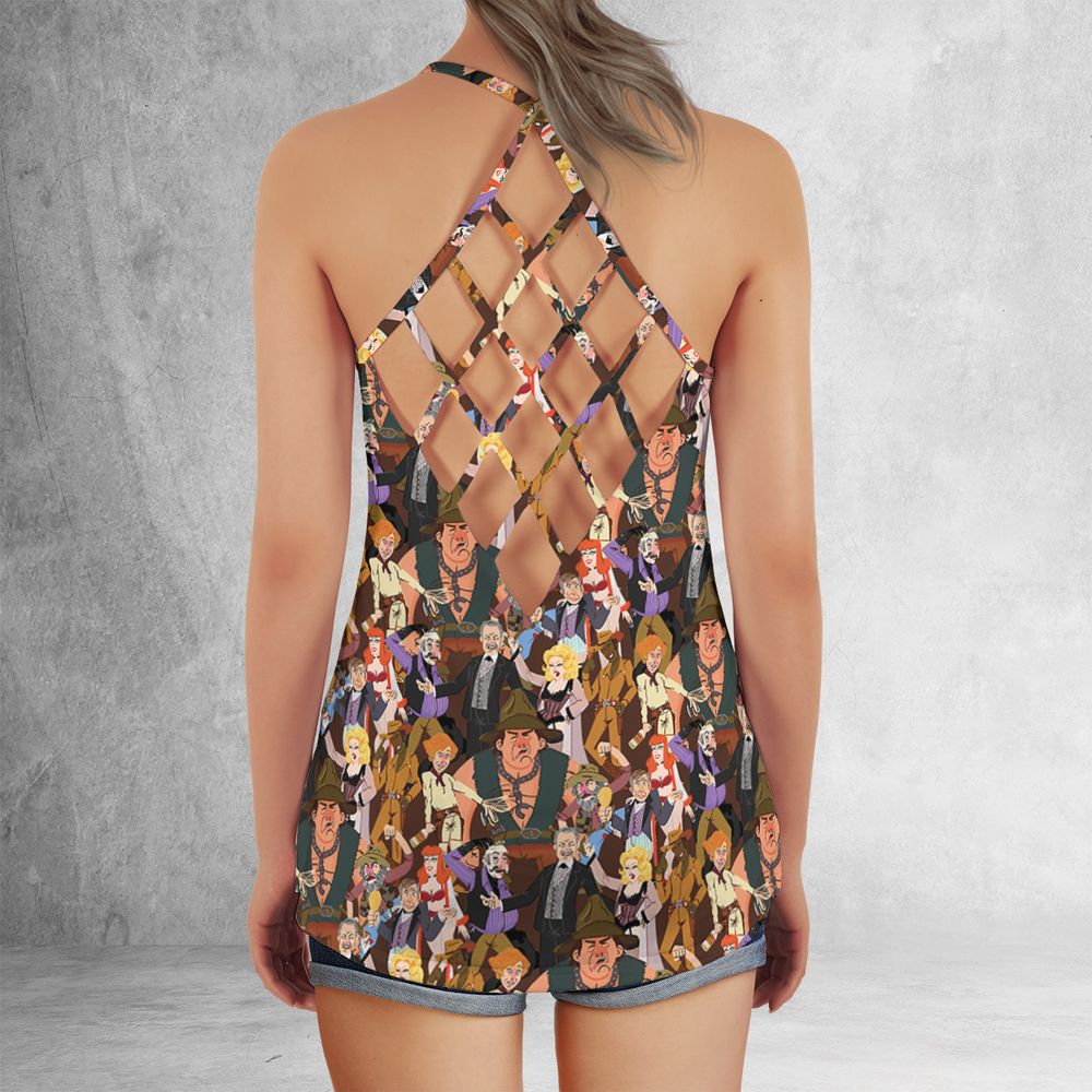 Criss Cross Tank Top - S7N17C7U -  - 3