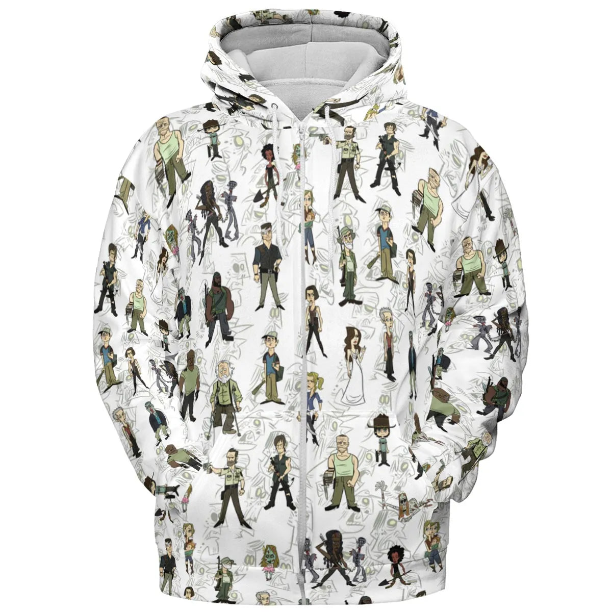 All-over Print Hoodie - VYA1V8BL