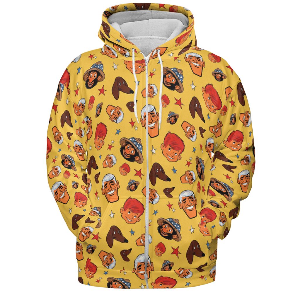All-over Print Hoodie - 7ZZR94XJ -  - 3