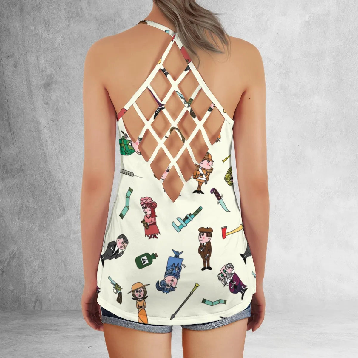 Criss Cross Tank Top - A1GDAA1L