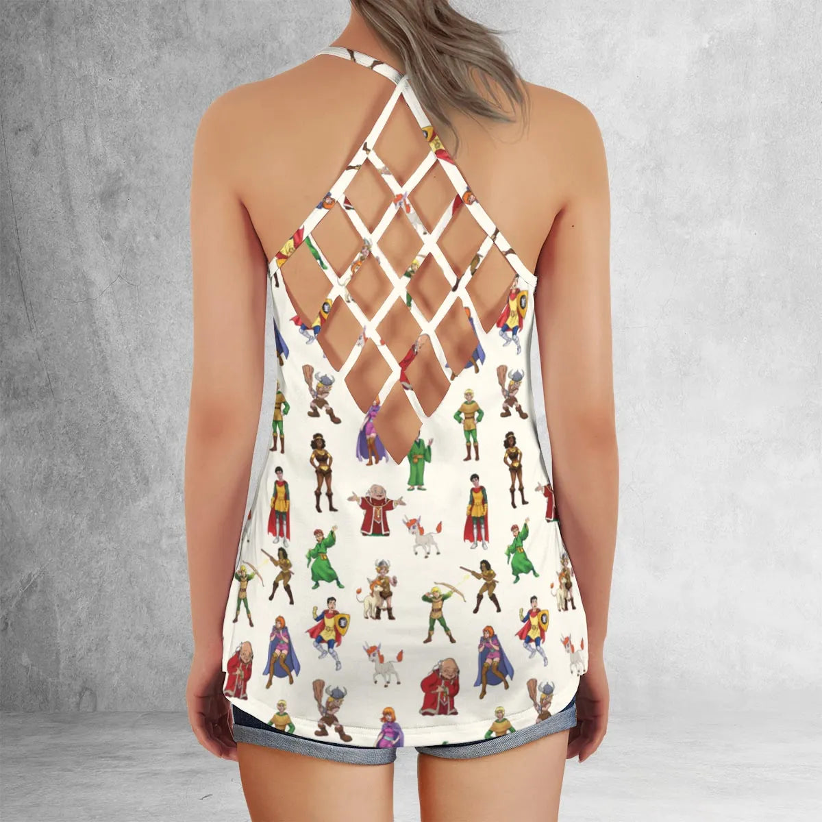 Criss Cross Tank Top - PJTNVC9G