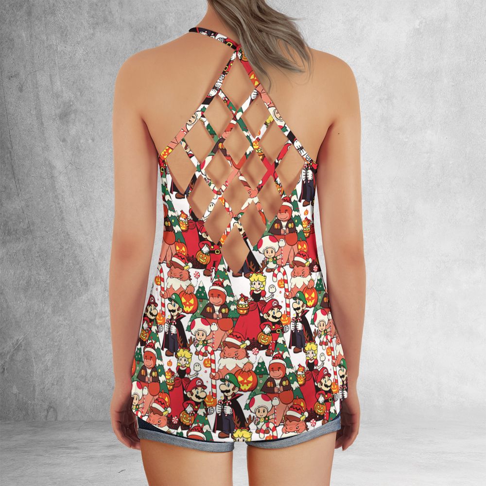Criss Cross Tank Top - WGLKX3A9 -  - 3