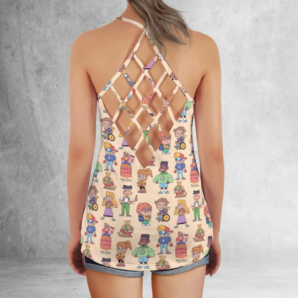 Criss Cross Tank Top - PQRGAMGT