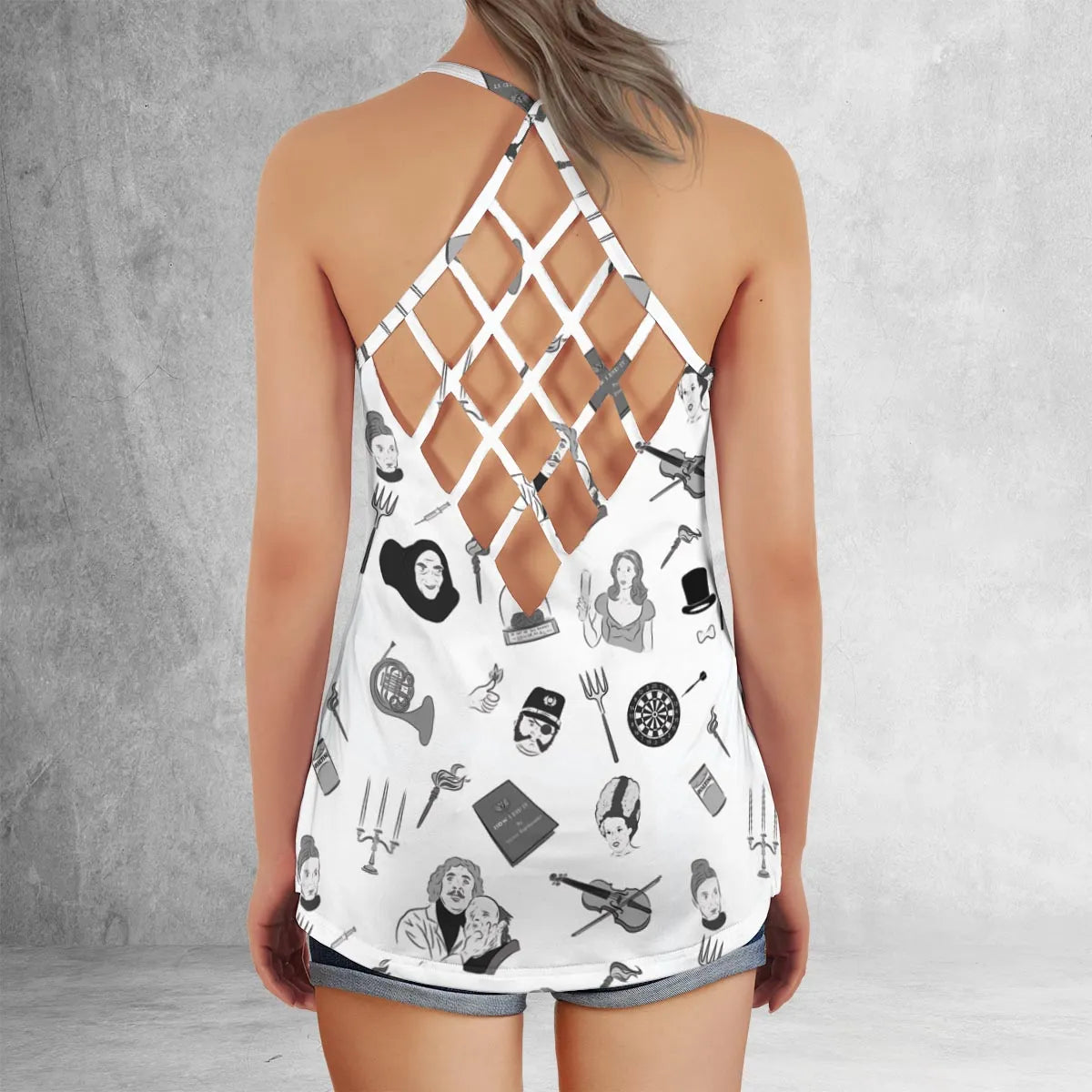 Criss Cross Tank Top - EVH126GB
