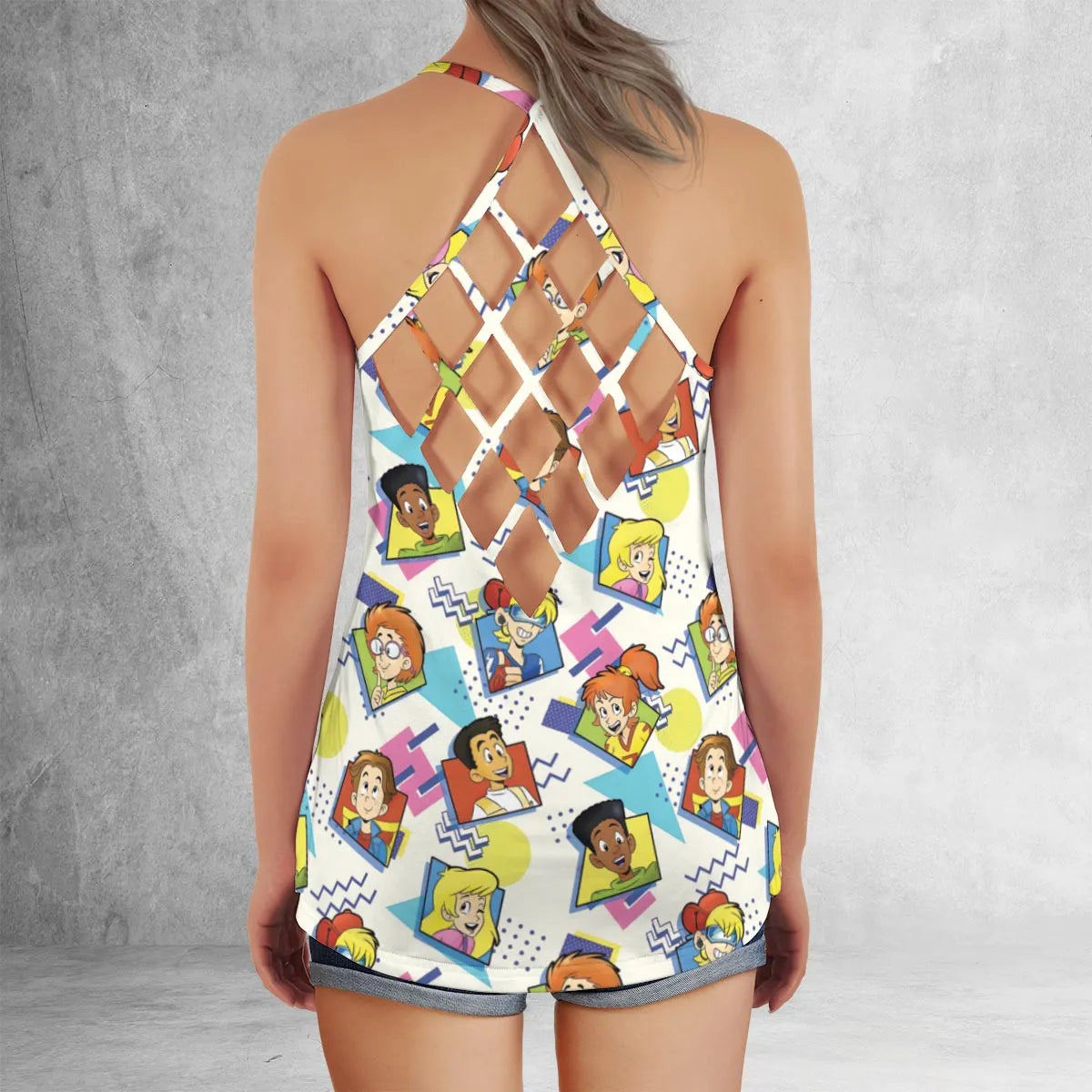 Criss Cross Tank Top - 948EMJJL
