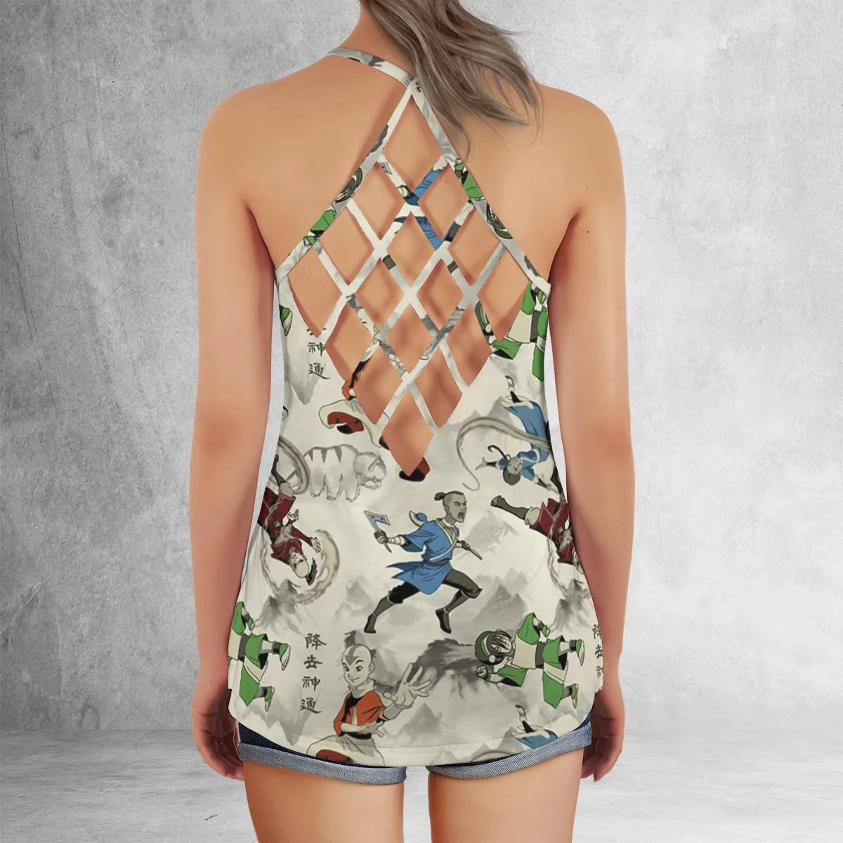 Criss Cross Tank Top - JXU2CUAB