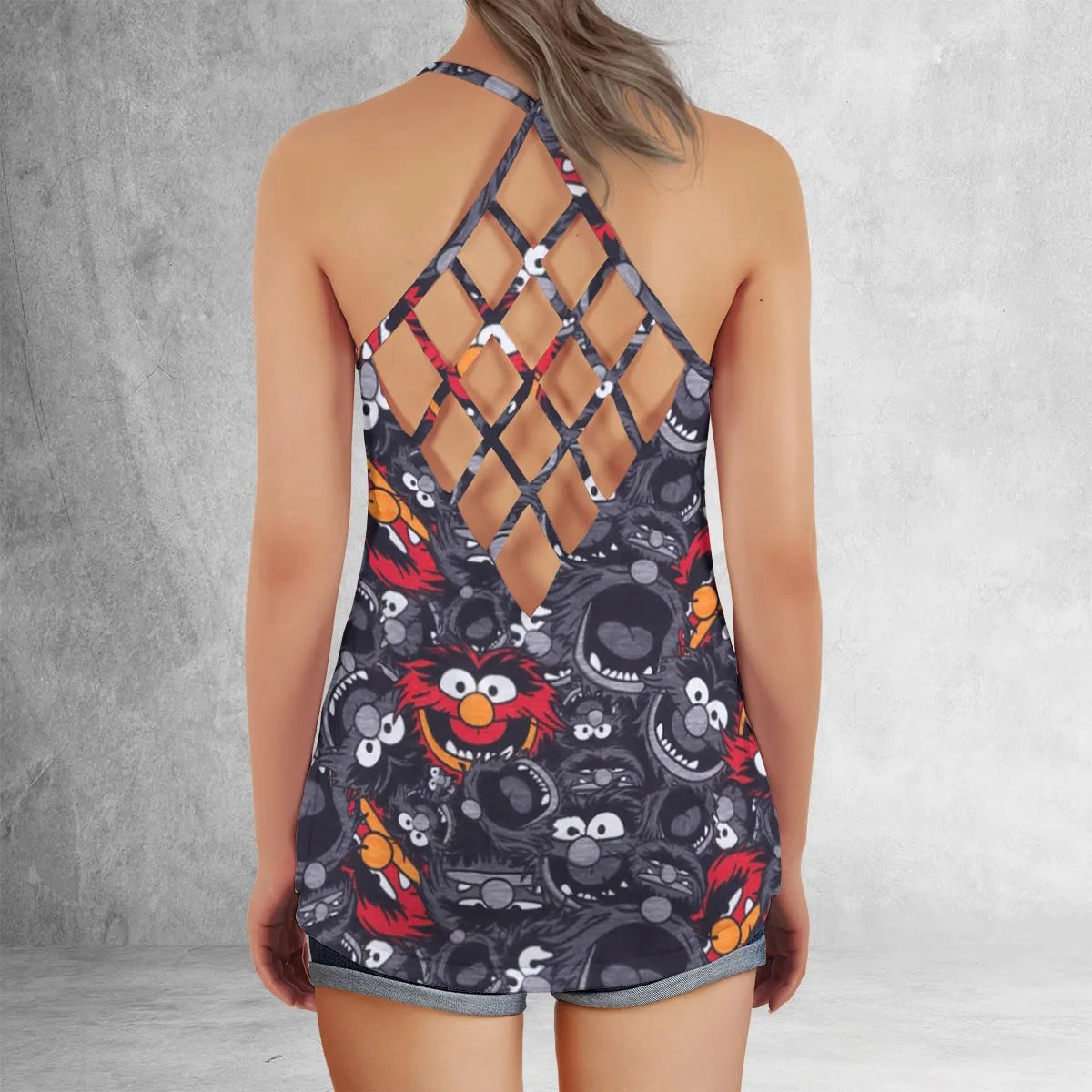 Criss Cross Tank Top - SJ8QB7WB