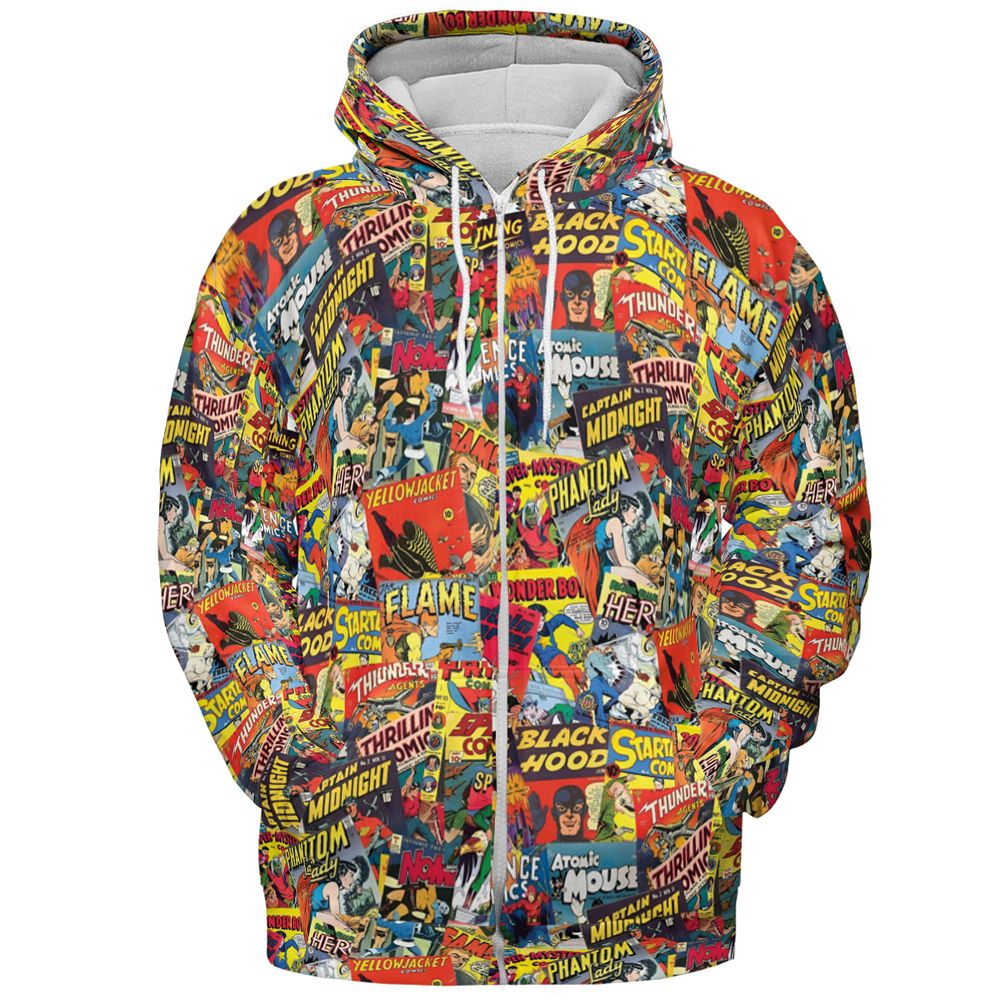 All-over Print Hoodie - KFXE4GR3 -  - 3