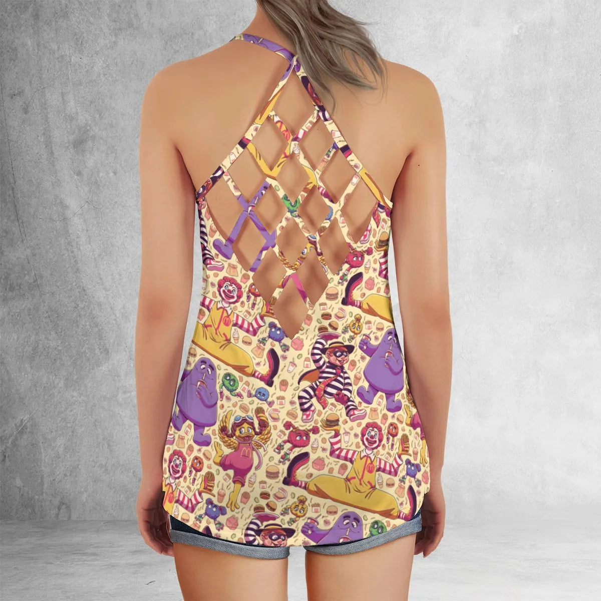 Criss Cross Tank Top - TRKA5HYZ