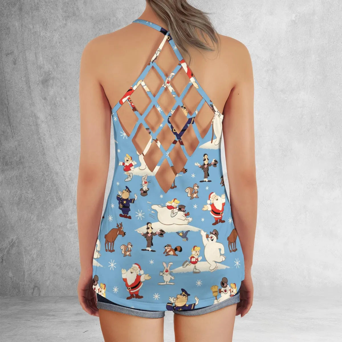 Criss Cross Tank Top - F9H5C7RW