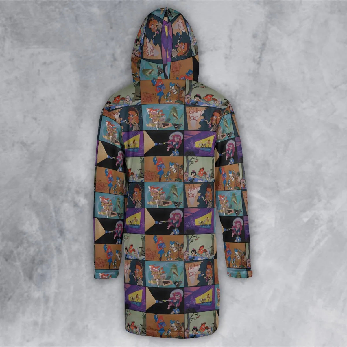Hooded Cloak Coat - J8Q7W2CF
