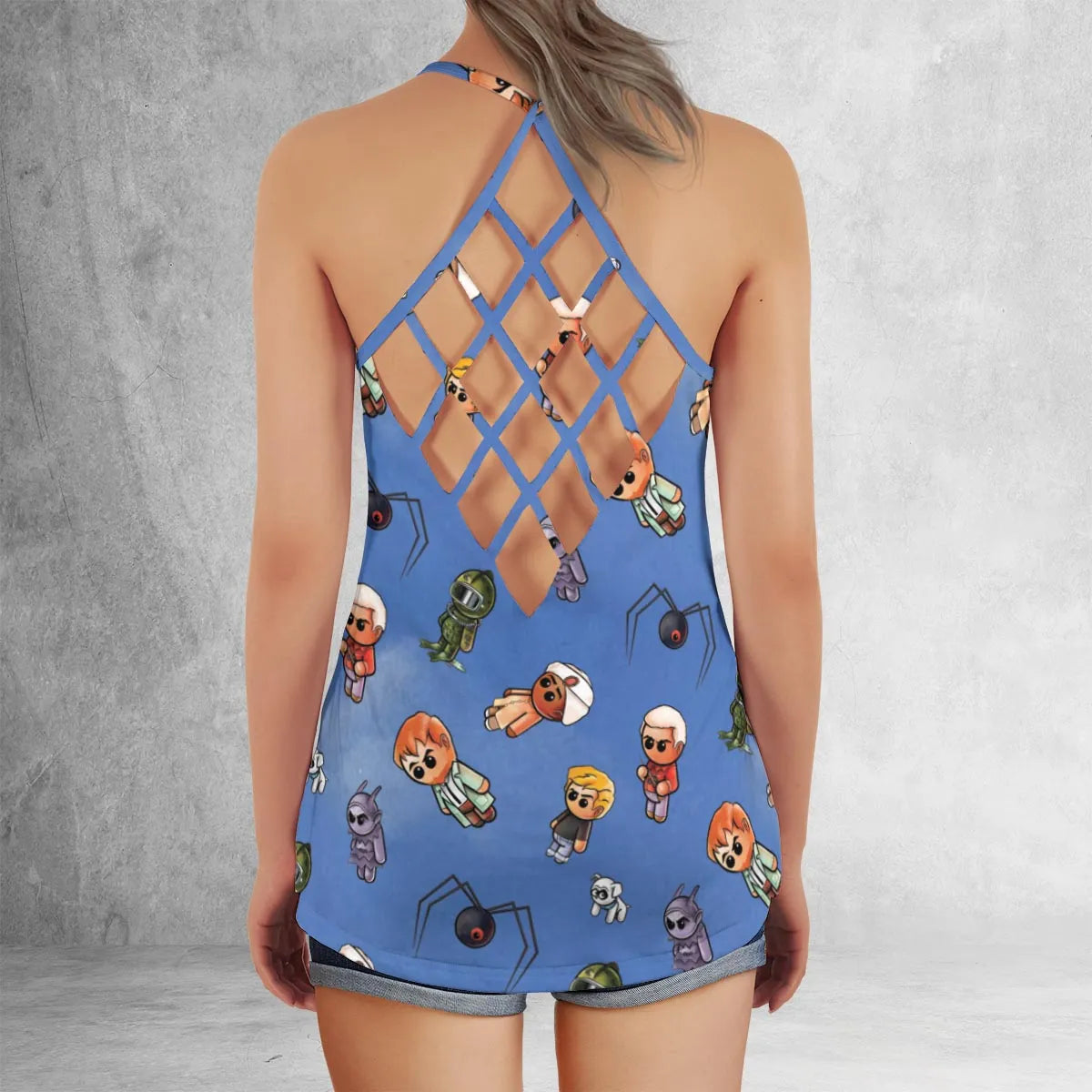 Criss Cross Tank Top - EZCXBXUF