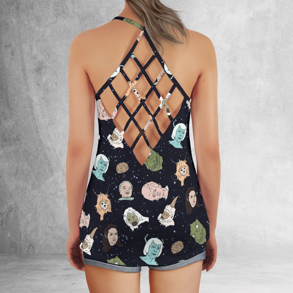 Criss Cross Tank Top - ZPSHYAJT -  - 3