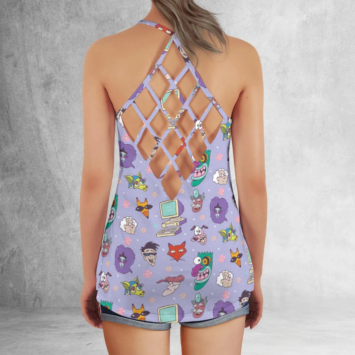 Criss Cross Tank Top - KA5988JV