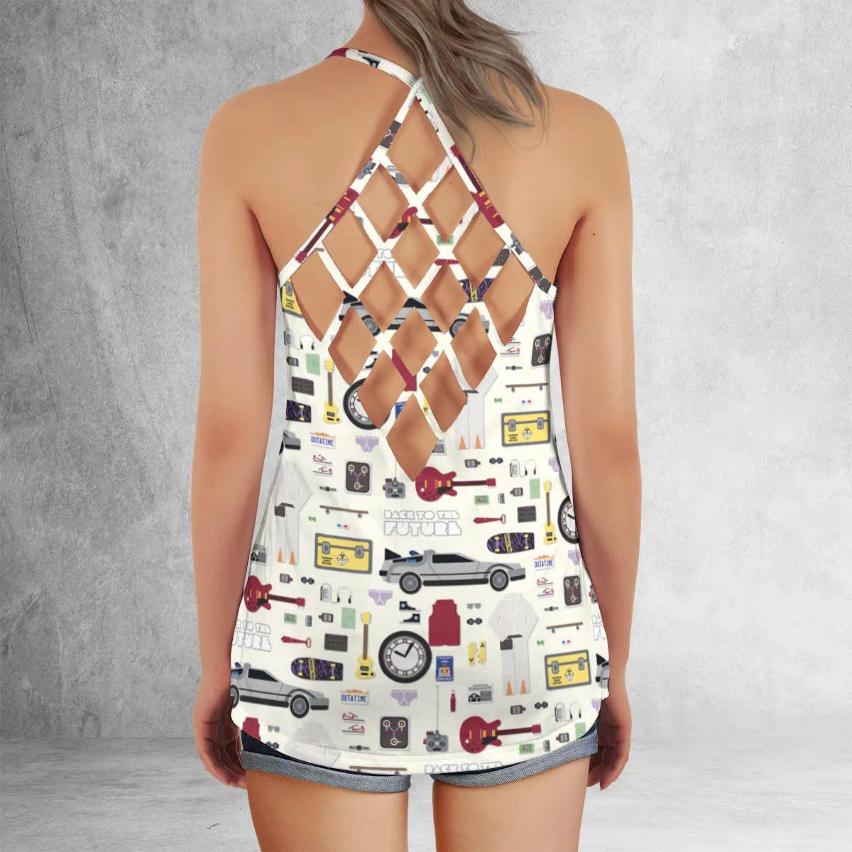 Criss Cross Tank Top - 1JGFW5PJ