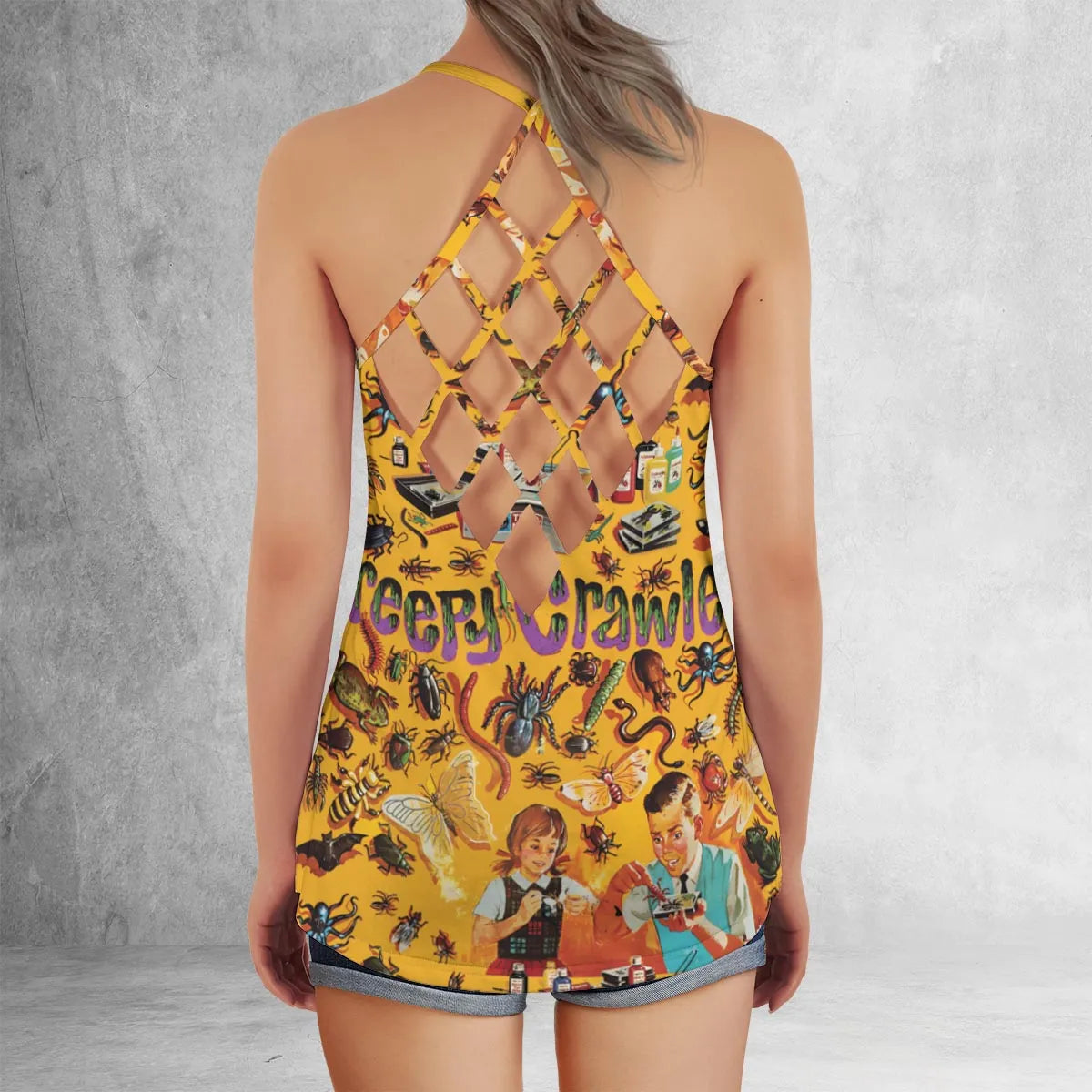 Criss Cross Tank Top - MBSSLU39