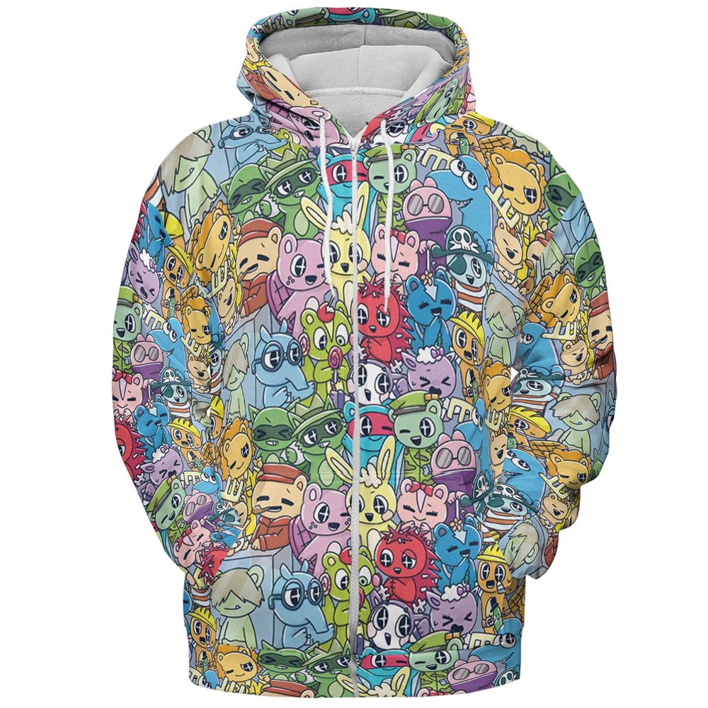 All-over Print Hoodie - 4ZK44NVA -  - 3