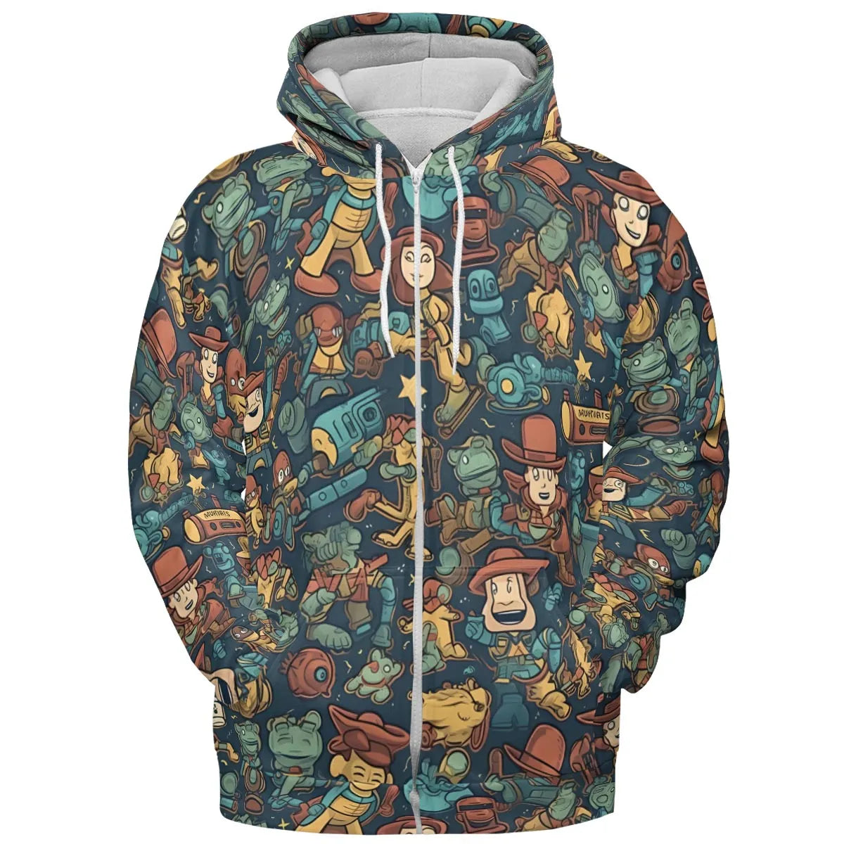All-over Print Hoodie - DEEUJR41