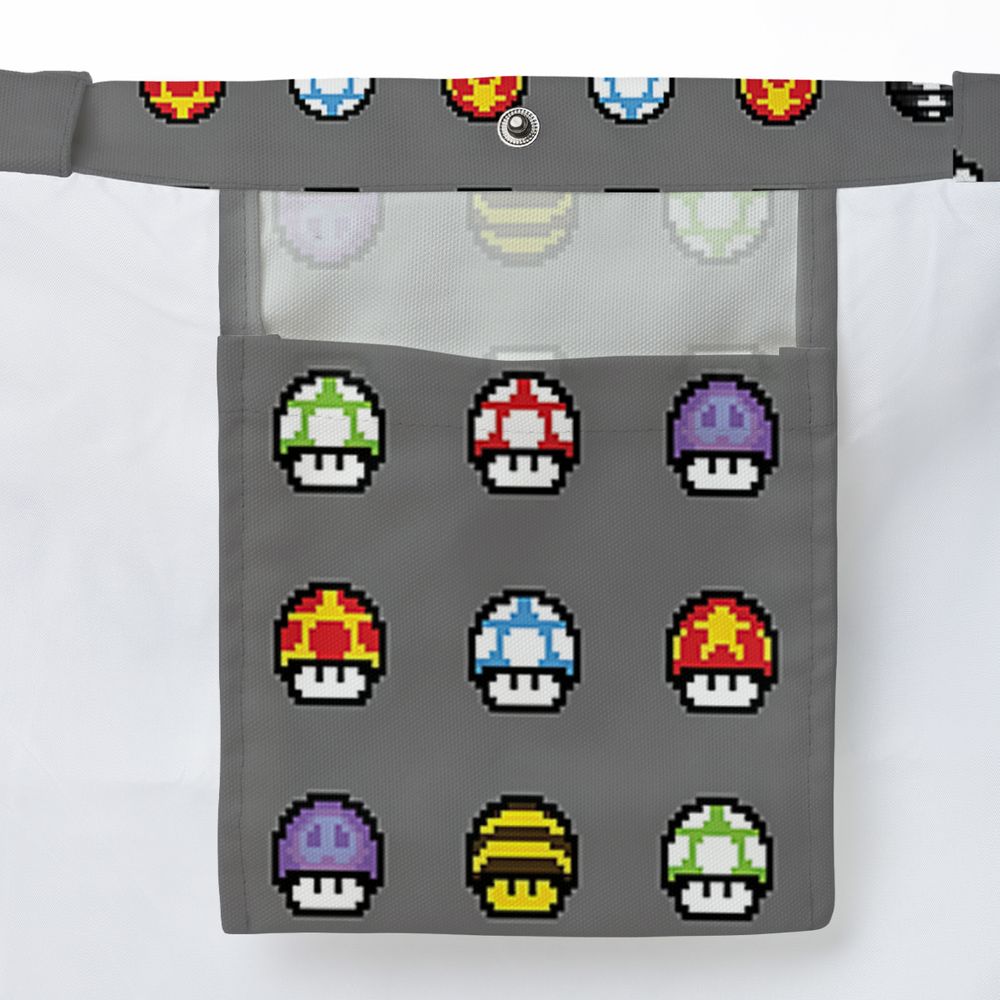 Retro Pixels Mushroom Pattern -  - 3