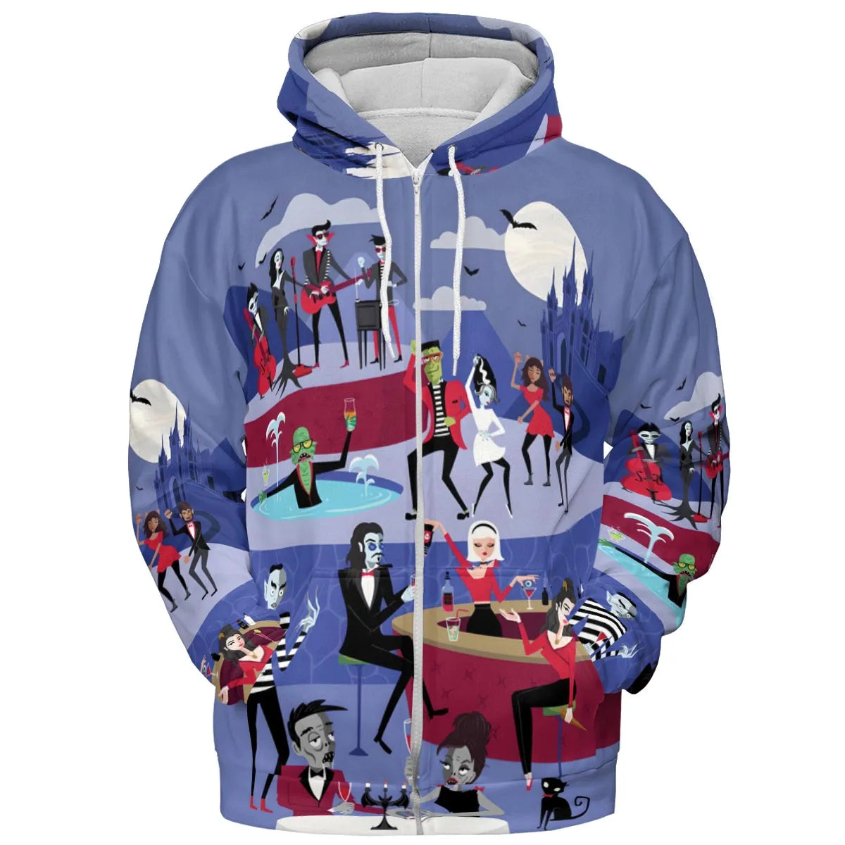 All-over Print Hoodie - K3MUEUQE