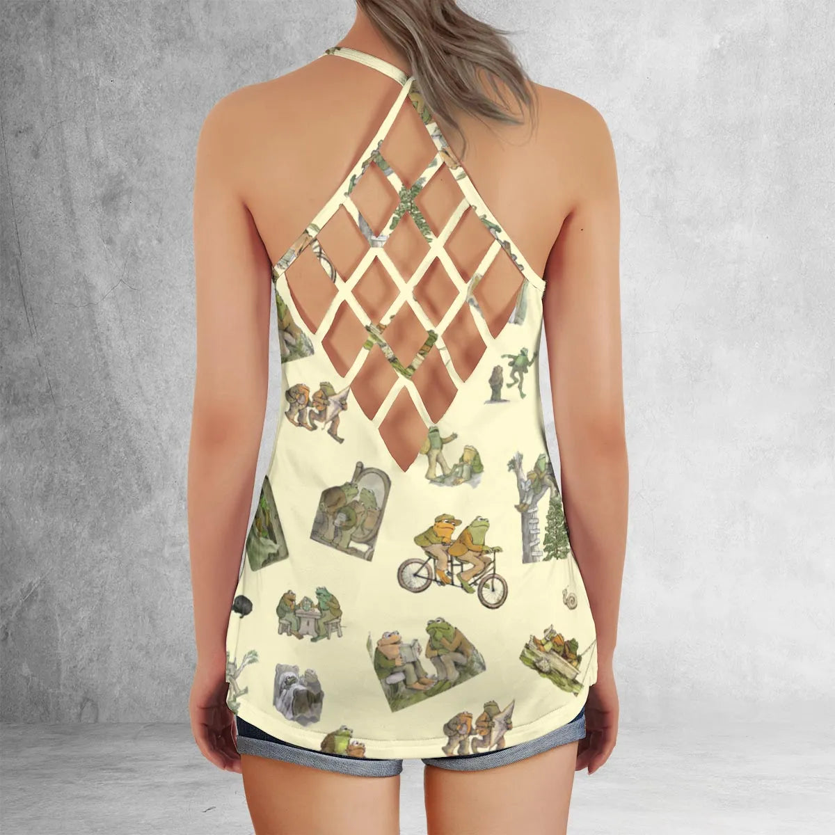 Criss Cross Tank Top - KL46GHXK