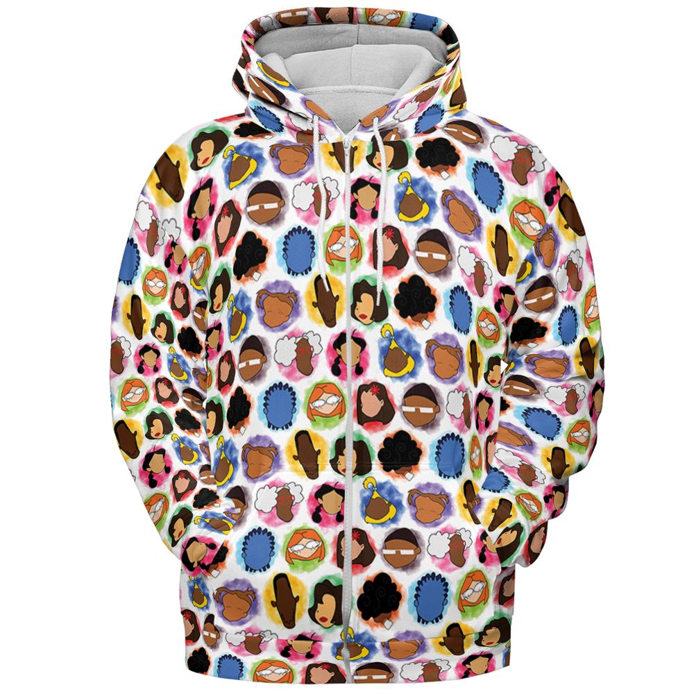 All-over Print Hoodie - 2E2X689H -  - 3