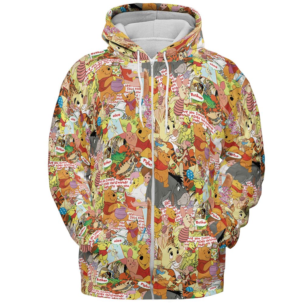All-over Print Hoodie - 4A53LY57 -  - 3
