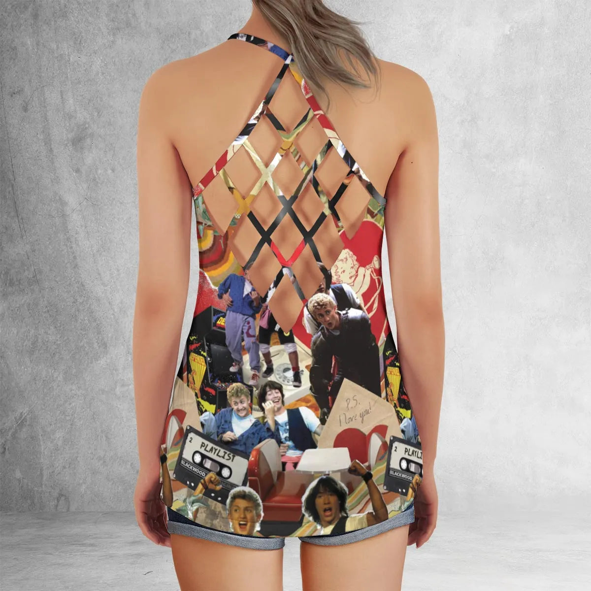 Criss Cross Tank Top - LSE3RFVB